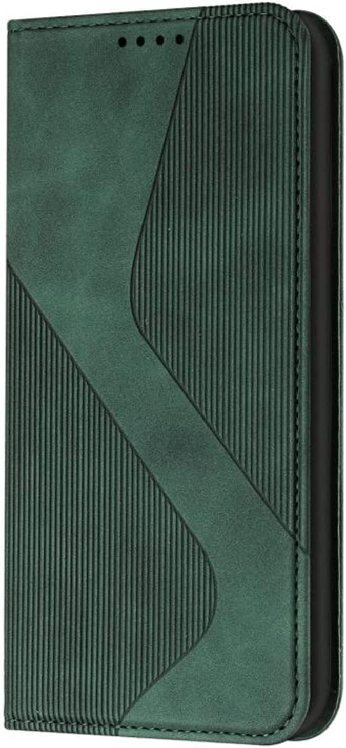 COOVS Wallet Case for iPhone 14/14 Plus/14 Pro/14 Pro Max, Magnetic Flip Leather Case with Card Slots Kickstand Shockproof Protective Cover (Color : Grey, Size : 14 Plus 6.7")