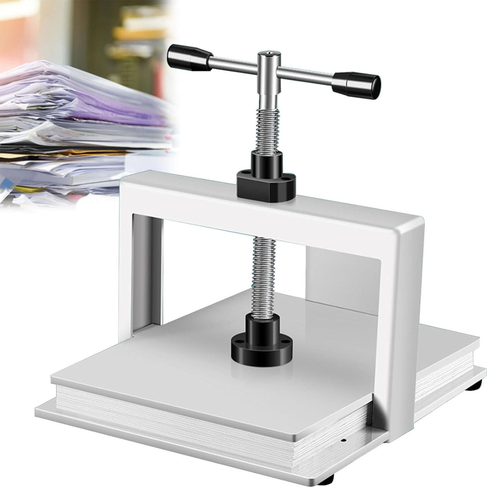 Ręczna prasa papierowa w formacie A4/A3, prasa do papieru o grubości 140 mm, prasa do introligatora, do biur osobistych i finansowych, A3, A4
