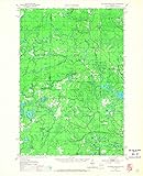 1951 Thunder Mountain, WI - Wisconsin - USGS Historical Topographic Map : 35in x 44in, Large Wall Art Map