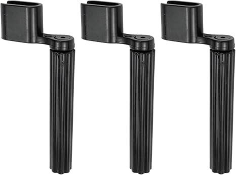 3PCS Acoustic Electric Guitar String Winder Peg Bridge Pin Tool Plastic Black