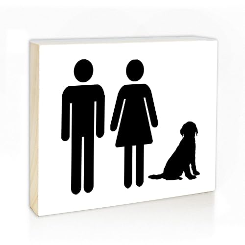 5" x 5" Decorative Wood Blocks for Bathroom & Toilet