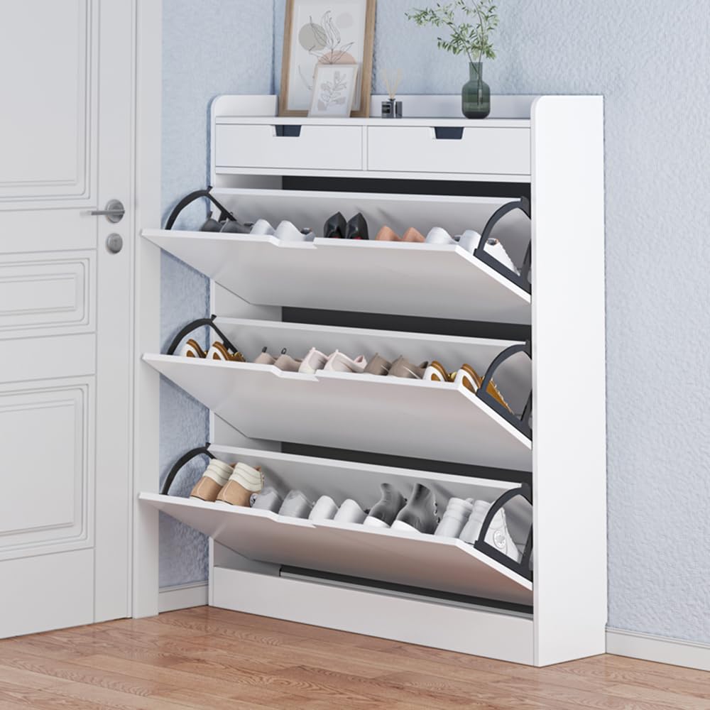 Meuble à chaussures compact : la solution pour ranger l'entrée étroite