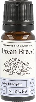 Ocean Breeze Fragrance Oil - 10ml | Perfect for Soap Making, Candle Making, Wax Melts, Diffuser | Great for use in Bath Bombs, Perfume Oil, Perfume Scents | Vegan & UK Made