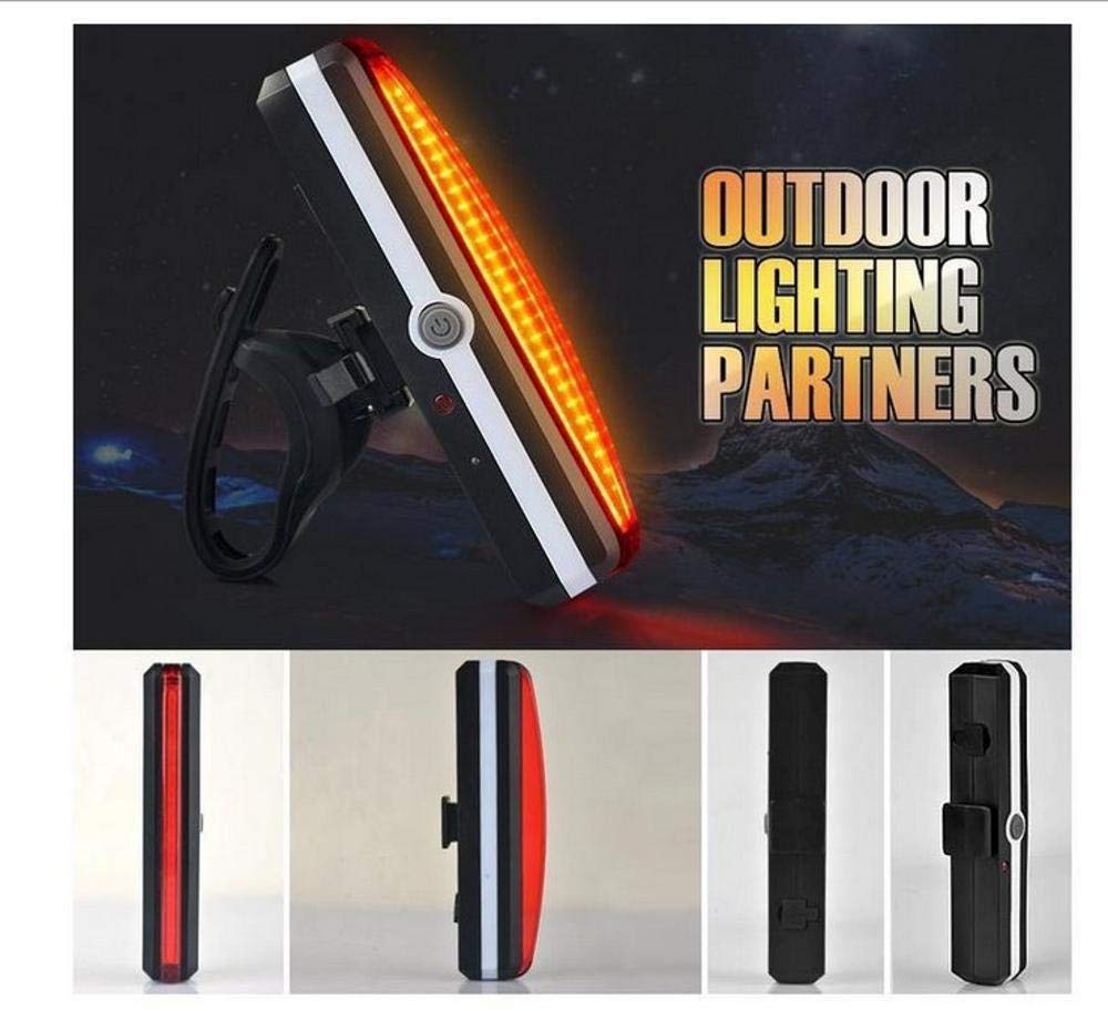 SHT Luci per Bicicletta Luce Anteriore per Mountain Bike 300 Lumens Evidenziare Night Ride Light USB Charge Front Lamp