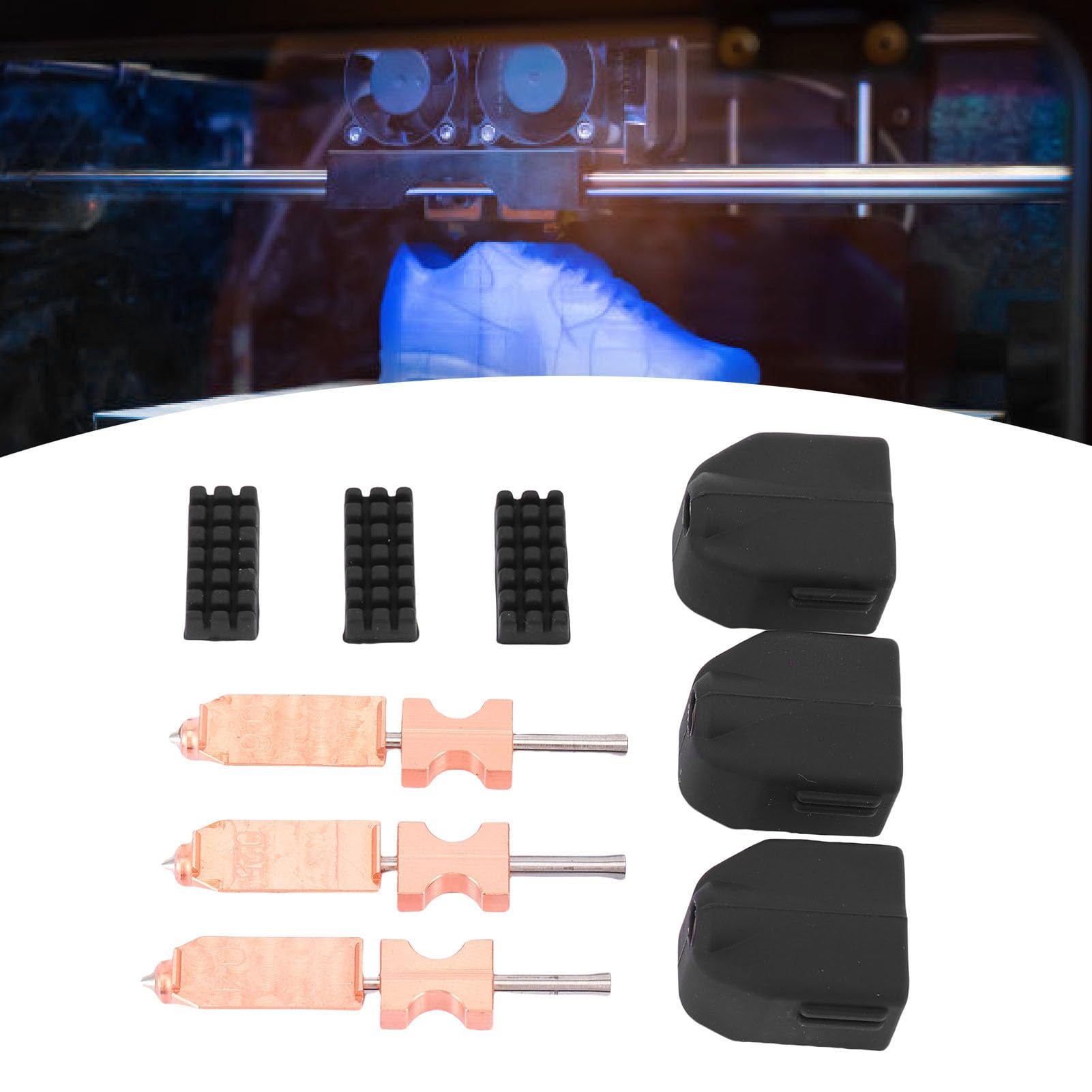 Kit de boquilla Hotend para impresora 3D para AD5X, 0,25 0,4 0,6 mm