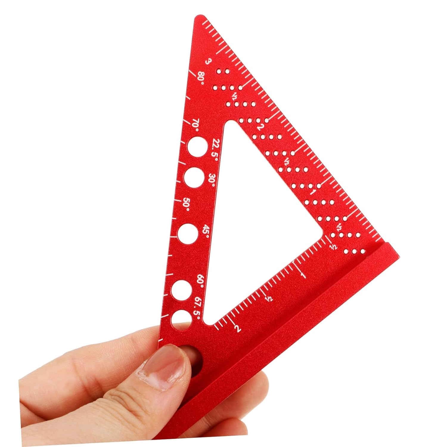 VILLCASE 3pcs Woodworking Square Protractor Ruler Tool for Engineers Carpenters High Precision Right Angle Measuring Device Angle for Projects and