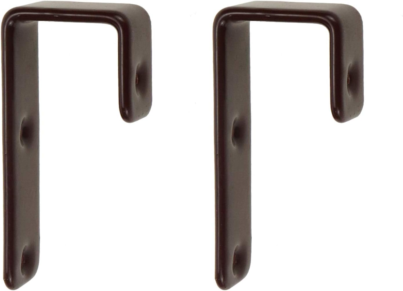 Geesatis 2 Pcs Bunk Bed Ladder Hooks Utility J Hooks Metal PVC Coated Hooks Heavy