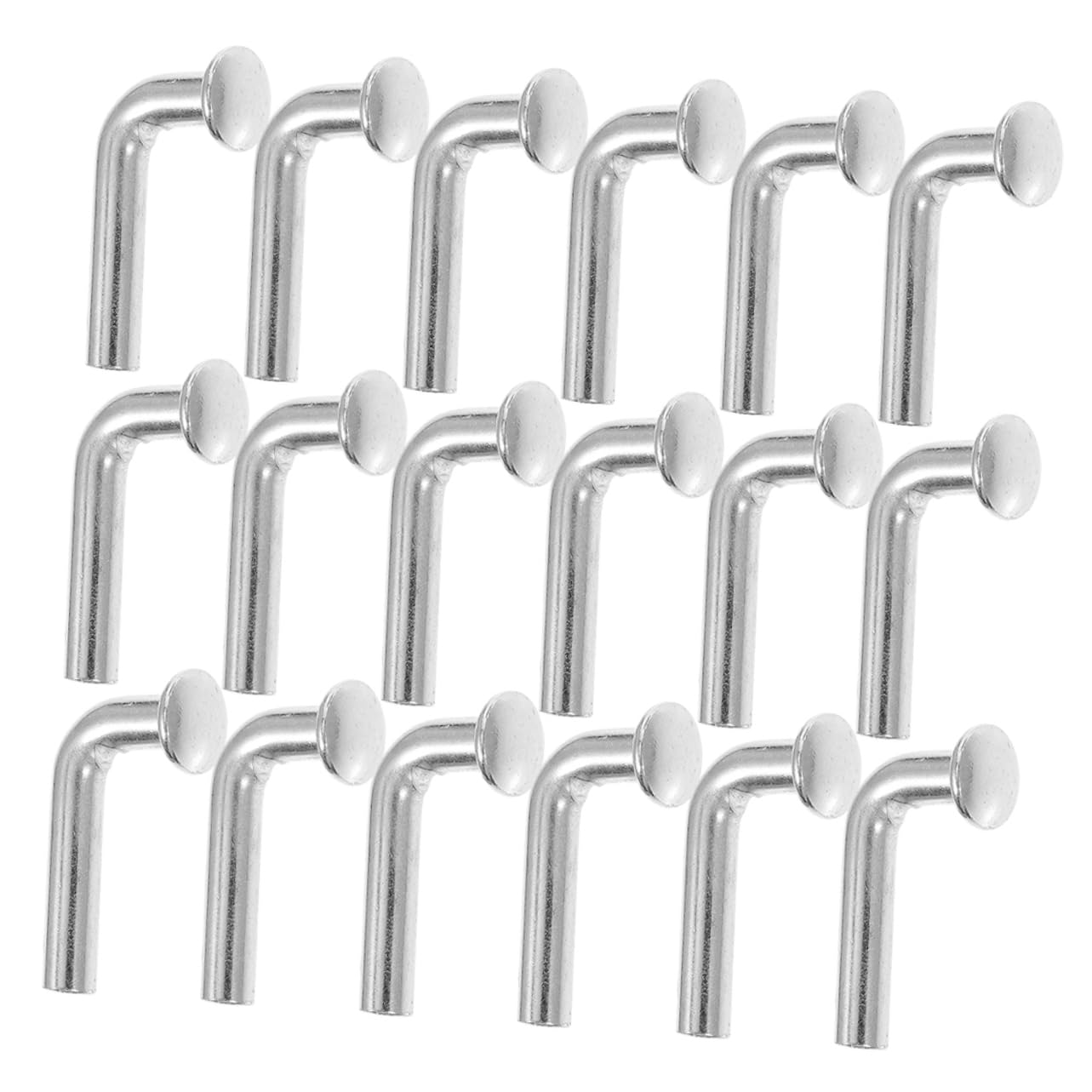 HAWILLOSCH Sturdy Drop Pin Pallet Racking Accessories Safety Pin L-Type Pallet Rack Drop Pin Zinc Coated 35pcs Set