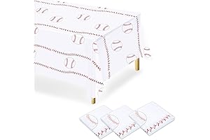 3 Pack Baseball Party Tablecloth: Elevate Your Baseball-Themed Celebrations