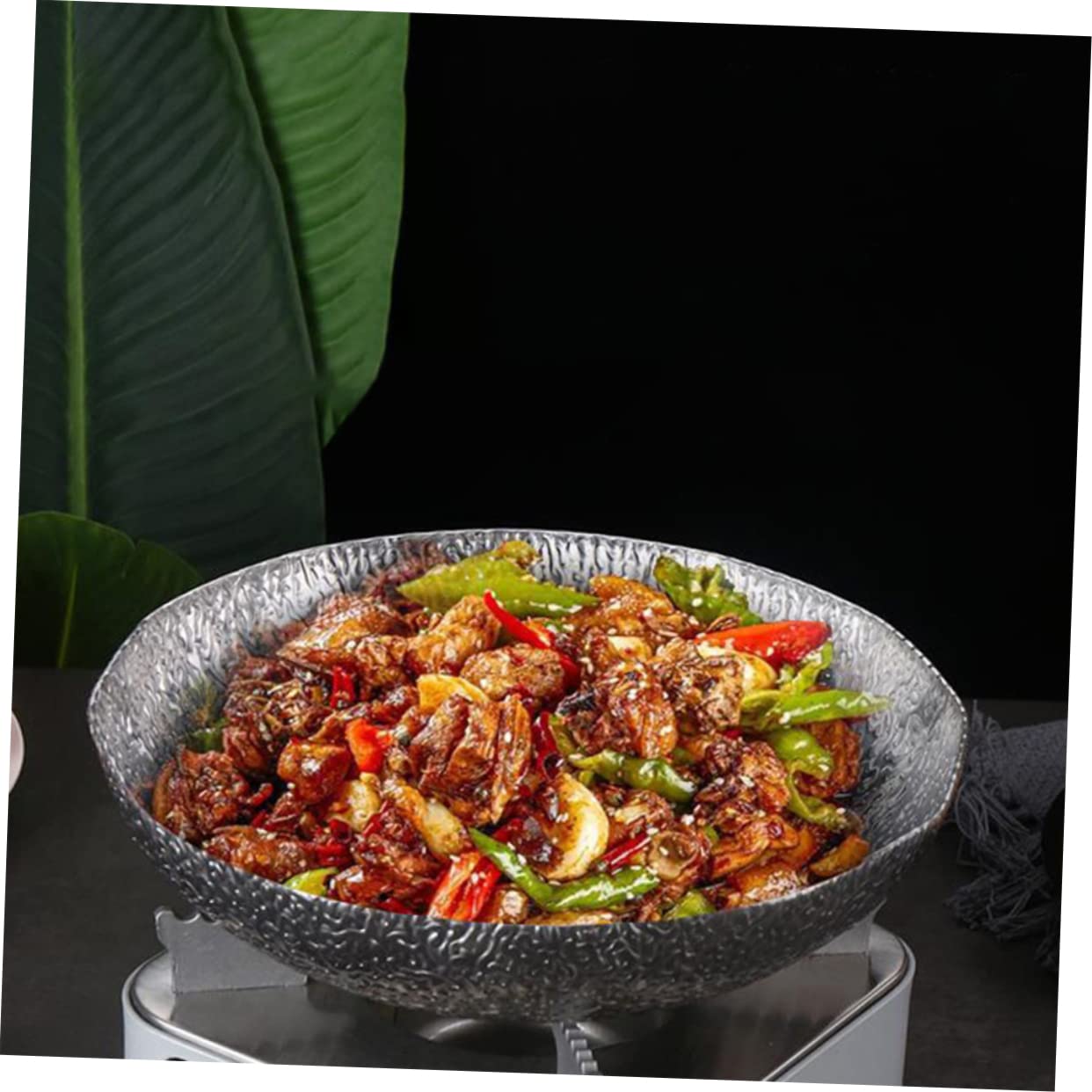 Garneck Rapid Heating Cooking Pot Energy Saving Japanese Hot Pan Soup Tureen Pot for Families Friends Parties