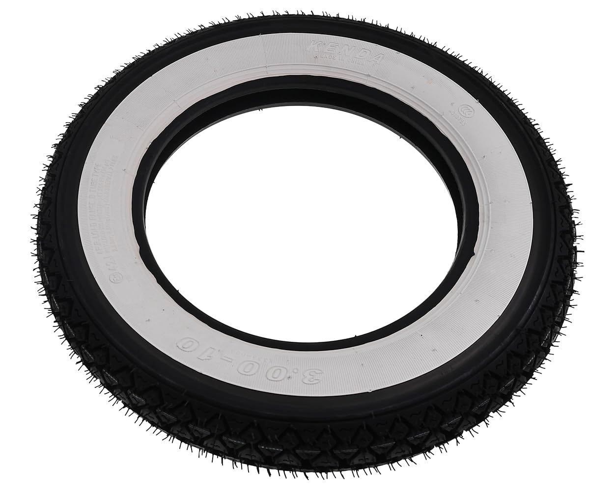 2EXTREME 2x Kenda Weisswand Reifen 3,00x10 4PR 42J TT Satz Roller kompatibel für Vespa Zündapp Bonanza