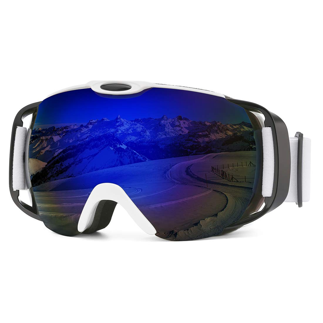 modesoda Womens Ski Goggles with Anti Fog Snow Goggles for Men Youth 100% UV Protection