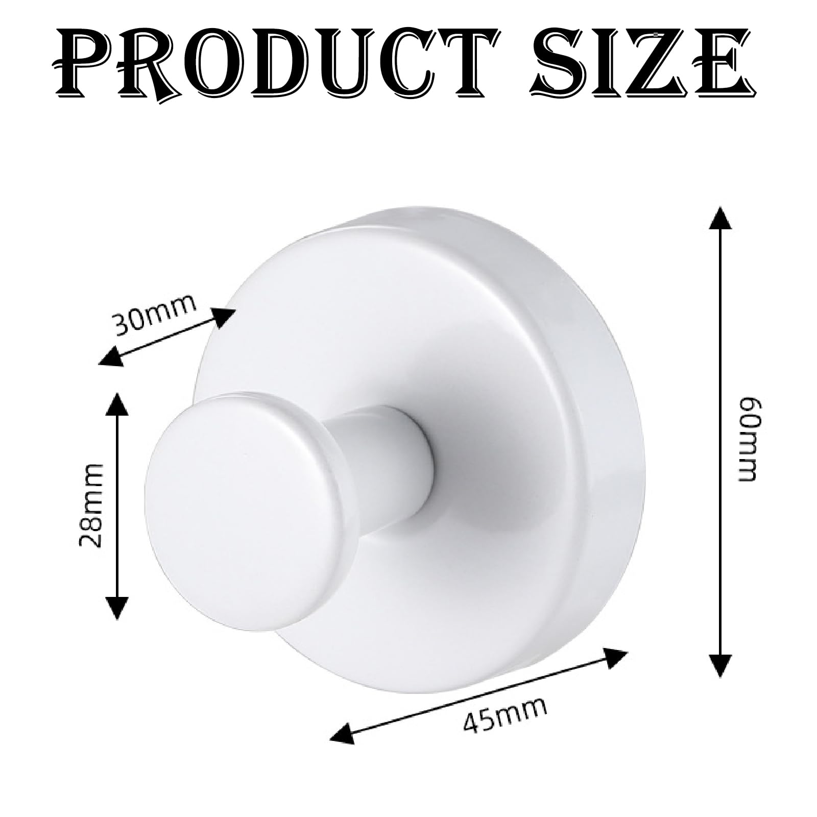GETFACAI 2 PCS Suction Cup Hooks, Suction Hooks, Bathroom Hooks Suction, Suction Hooks for Hanging Suction Cups with Hooks - Image 2