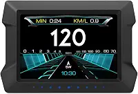 Computador de viagem multifunções P22 Universal Car HUD Head Up Display Medidor de Carro, OBDⅡ Diagnóstico e Medidor de Inclinação Velocímetro Digital Computador de Condução Segura Alarme de Excesso