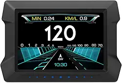 Computador de viagem multifunções P22 Universal Car HUD Head Up Display Medidor de Carro, OBDⅡ Diagnóstico e Medidor de Inclinação Velocímetro Digital Computador de Condução Segura Alarme de Excesso