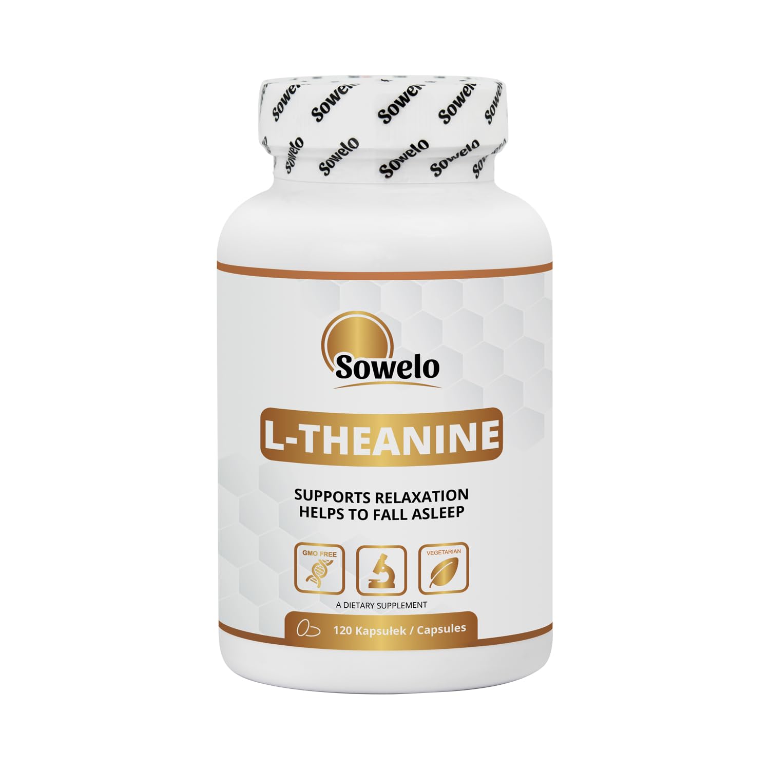 Sowelo L-Theanin 200 mg - Vegan Nahrungsergänzungsmittel für Beruhigung und Konzentration - 120 Kapseln
Sowelo L-Theani