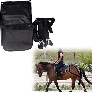Lightweight Horse Manure Tail Bag, Equine Waste Collection Bag for Horses, Outdoor Oxford Horse Diaper Manure Catcher Bag, Easy to Clean(L)