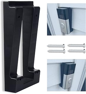 R-ing Doorbell Siding Mount/Vinyl Siding Angle Adjustment Mount for Ring Video Doorbell, Ring 2, Ring 3, Ring 3 Plus Video Doorbell for Standard Style Siding