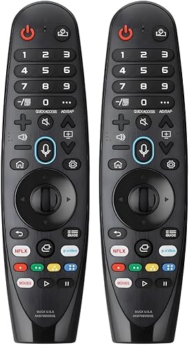 Miniatura 9 de AKB75855501 Reemplazo del mando a distancia LG Magic - Fácil instalación, control de voz, teclas de acceso directo - Funciona con televisores LG