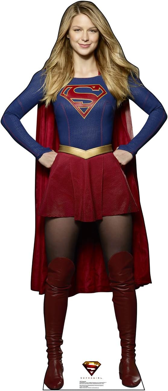Cardboard People Supergirl Life Size Cardboard Cutout Standup