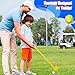 Spaluck Plastic Mini Golf Clubs for Toddlers Kids Golf Clubs Set for Outdoor Indoor Birthday Christmas Party Gifts, 3 Colors