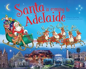 Hardcover Santa is Coming to Adelaide Book