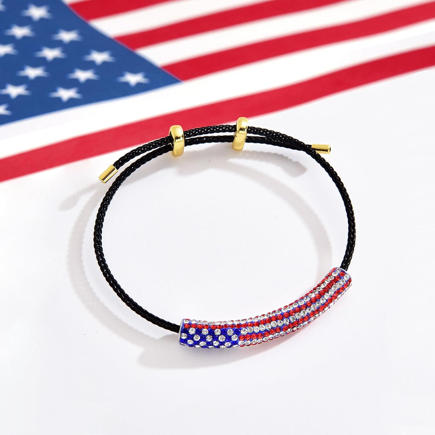 Crystal Braided Tube Evil Eye Rope Wrap Bracelets For Women Adjustable Braided Cord Bracelets Jewelry Gifts - Image 2