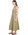 Calvin Klein Sleeveless V-Neck Solid Cotton Midi - #3 of 5