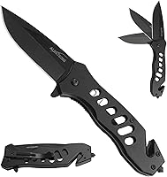 Vista 5 de ALBATROSS EDC - Navaja táctica plegable de bolsillo genial y afilada, cuchillos de apertura asistida por resorte SpeedSafe con bloqueo de línea