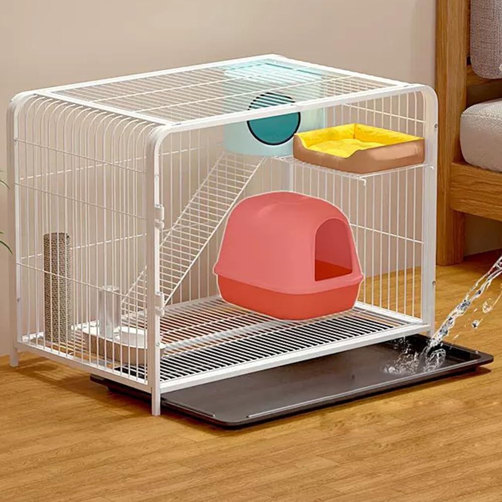 キャットゲージ（トイレなし） Amazon.co.jp: ILOOXI 猫ケージ キャットケージ 2段 猫 ケージ、ペット