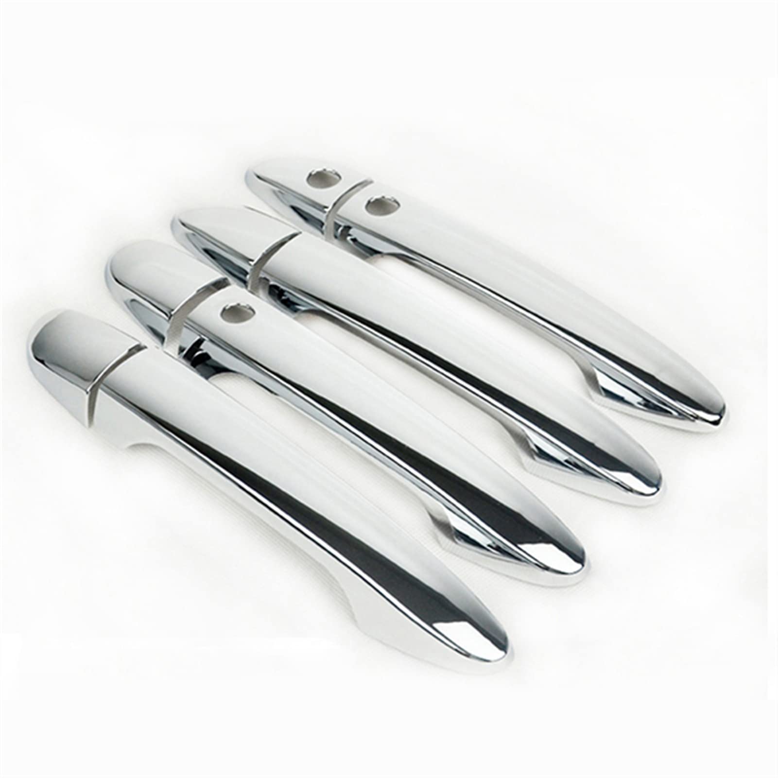 Fahbstr 1 Exterior Door Handle Cover For Mazda 3 Bm Axela 2014-2018 Abs Chrome Lhd Car Door Protector Handle Decoration Cover Trim Accessories 8Pcs(1)