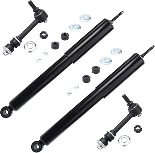 Miniatura 26 de Detroit Axle - Amortiguadores traseros para Chevrolet Equinox GMC Terrain Pontiac Torrent Saturn Vue Suzuki XL-7, 2 Amortiguadores traseros