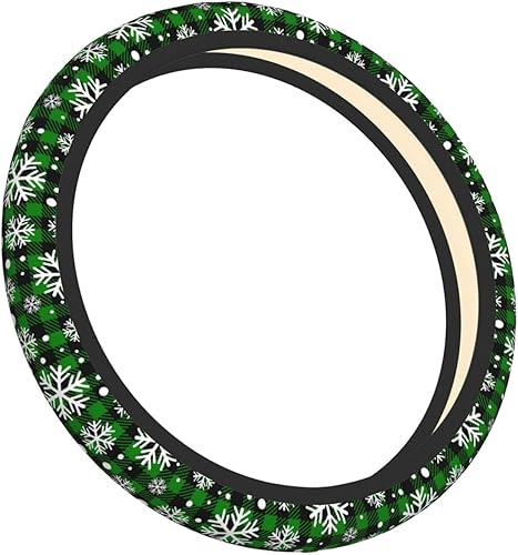 Miniatura 11 de Funda universal para volante de Navidad de 15 pulgadas, accesorios de automóvil, protector para mujeres y hombres Navidad 08,Navidad 01,Navidad