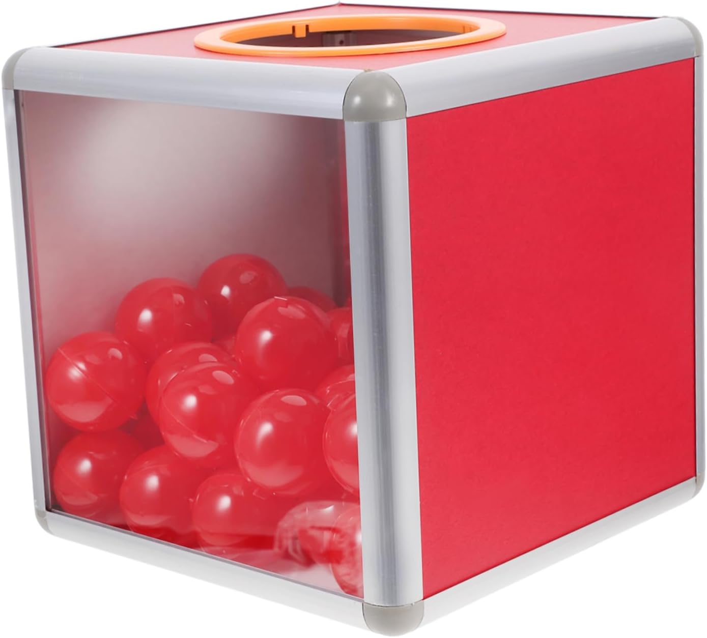 Raffle Ball Game Box Clear Multifunctional Storage for Raffles Voting Donations Fundraising Events Easy Assembly User Friendly Design