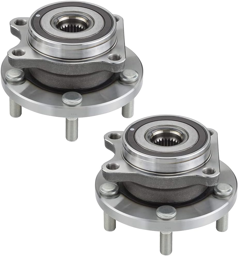 Pair of 2 Front Wheel Bearing & Hub Assembly for 2015 2016 2017 Subaru WRX & WRX STI