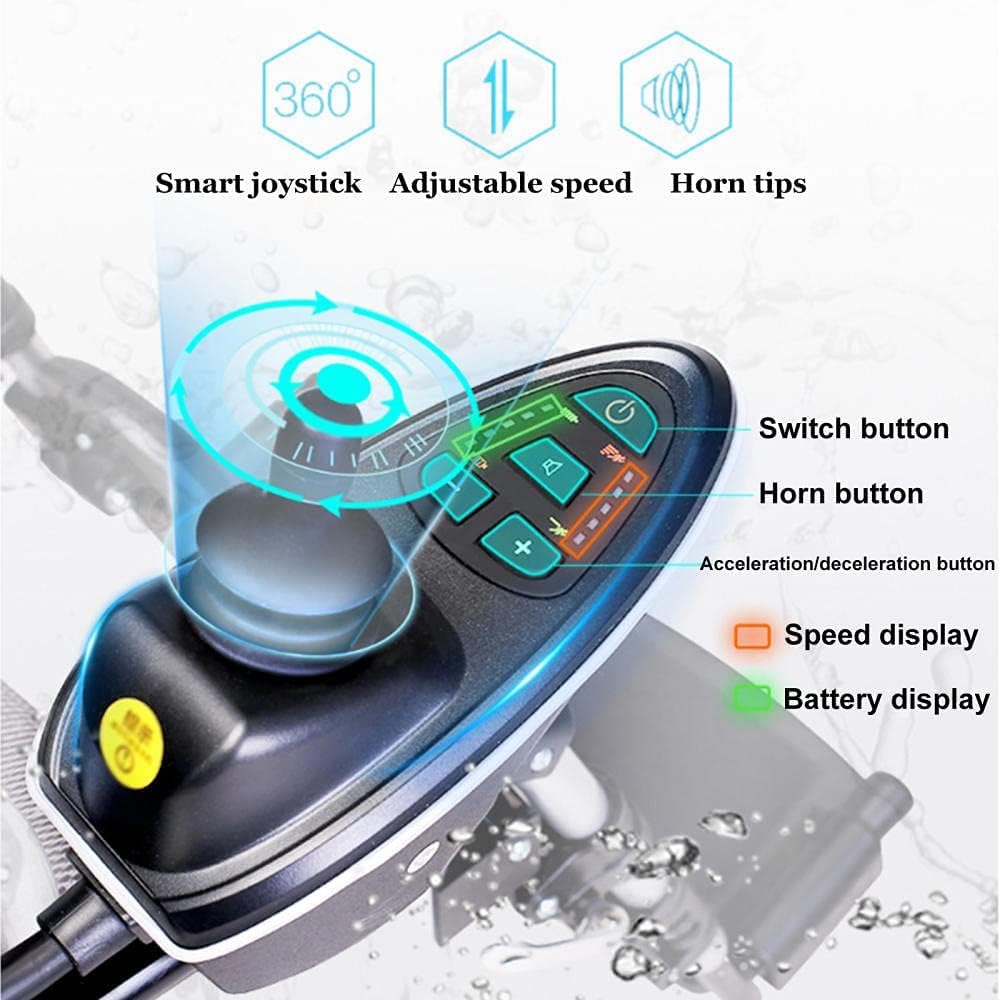 Silla de ruedas eléctrica plegable – Silla eléctrica de doble motor para personas mayores y discapacitadas