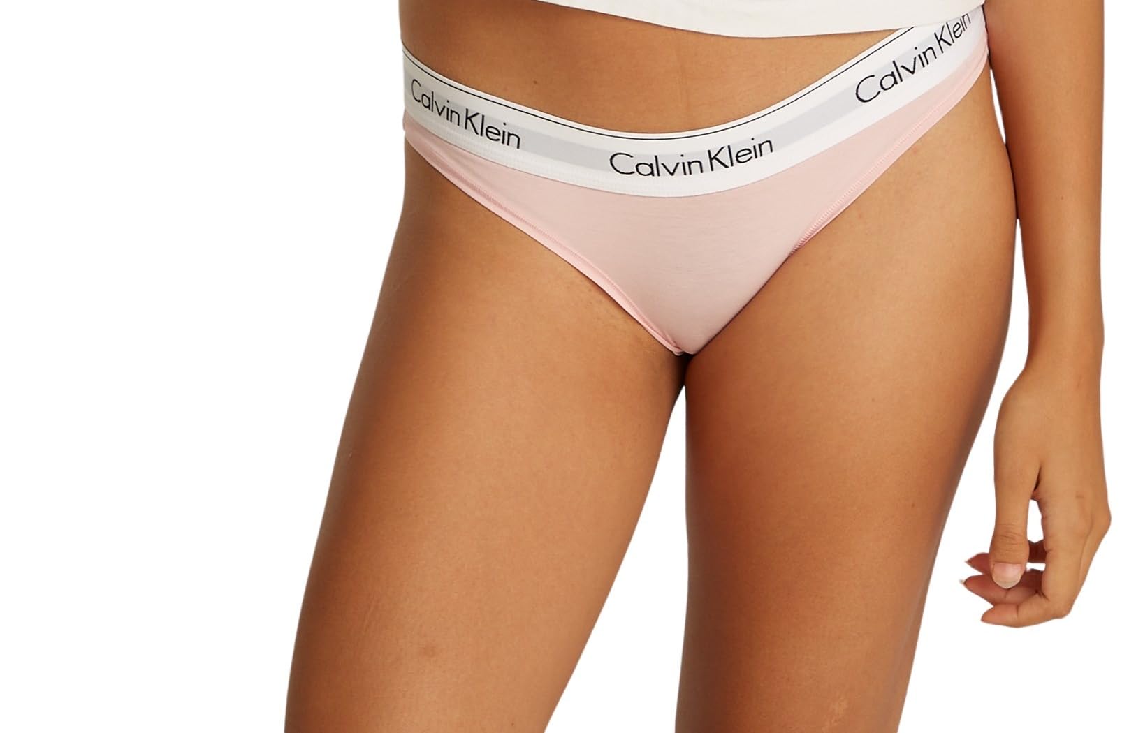Calvin Klein Women’s Bikini Briefs, Pink (Buff Pink), XL