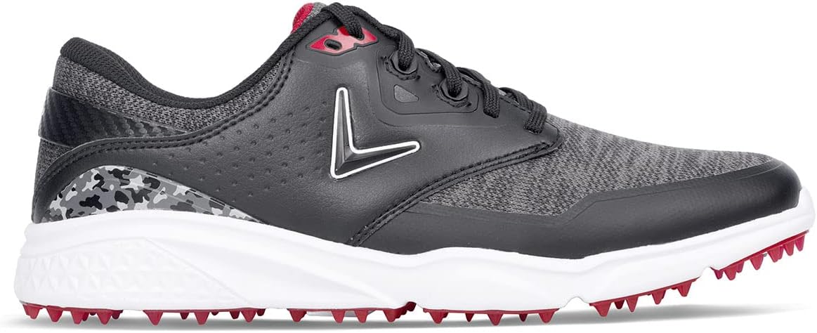 Callaway Men's Coronado v3 SL Golf Shoe Black/Red - Image 6