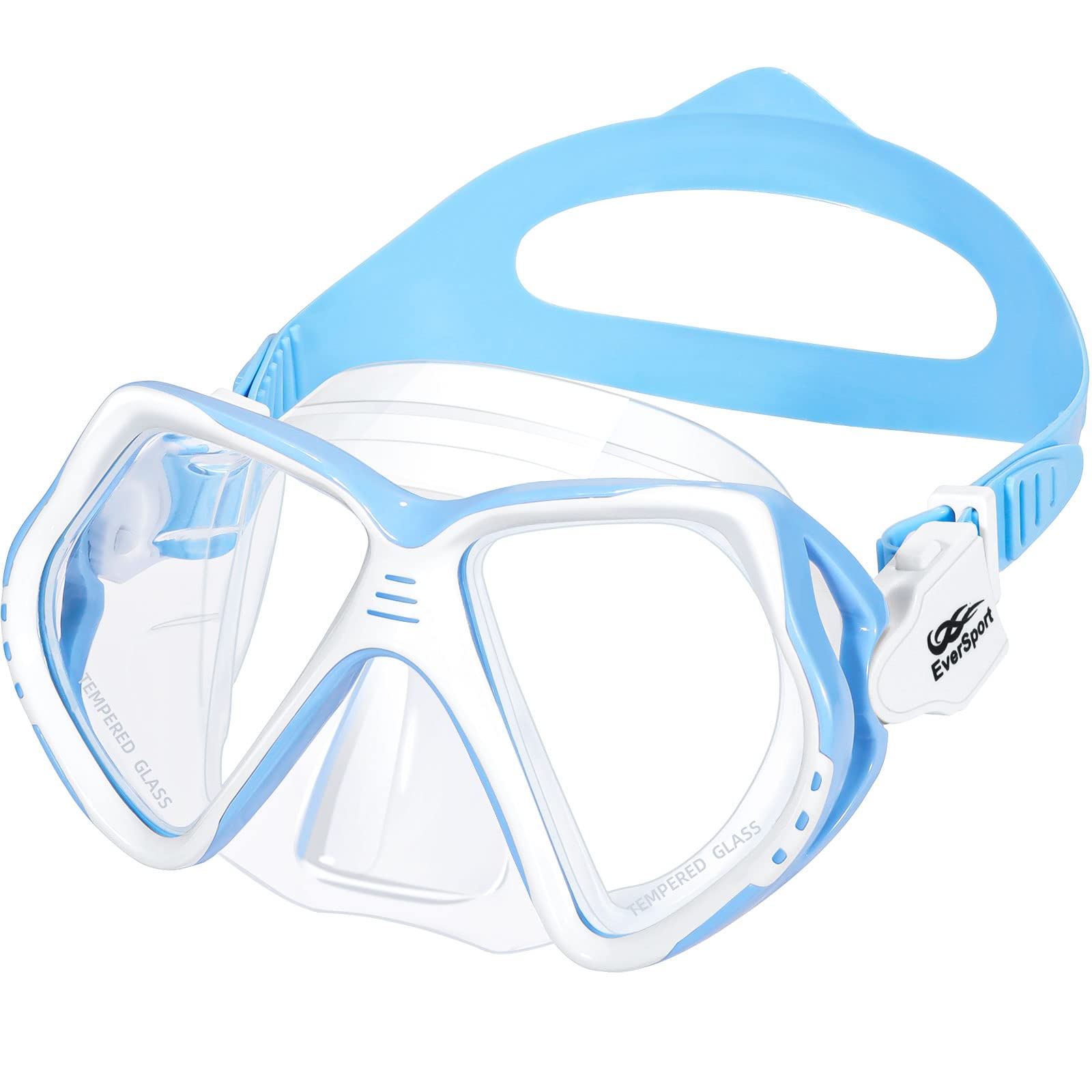 EverSport Kids Swim Goggles with Nose Cover, Anti Fog Clear Youth Diving Mask No Leak Anti Shattered