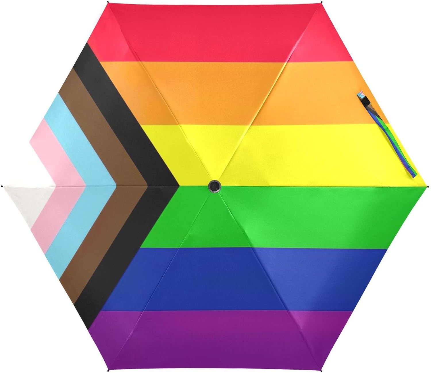 New Lgbtq Rights Pride Flag Umbrella, Lightweight Durable Sun Umbrellas for Women, Travel Umbrellas for Sun