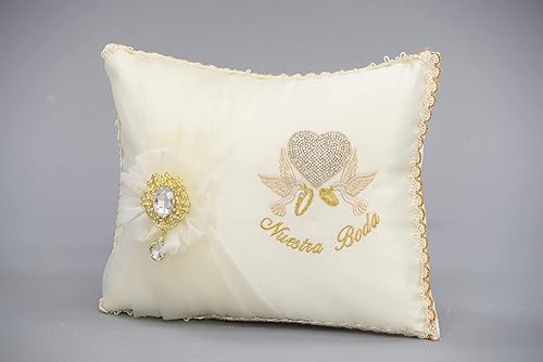 Miniatura 2 de A&C Quinceañeras and More Wedding accessories Pillow set, Wedding Album Wedding Guest book Wedding Pillow Cojines de boda Our Wedding Pillows