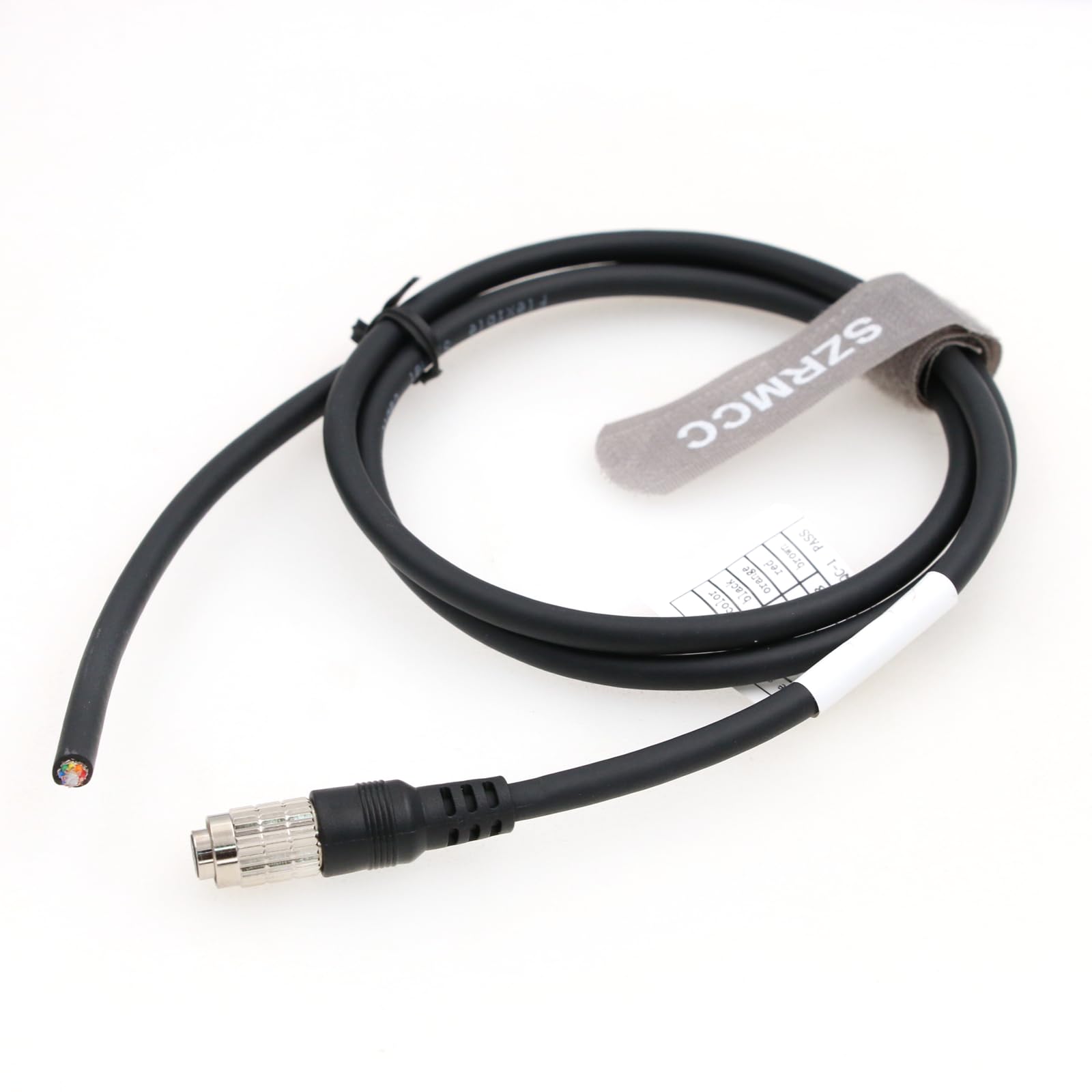 SZRMCC Hirose HR25-7TR-8S 8-Pin to Open End GPIO Shielded Cable for Allied Vision Industry Machine Vision Camera (1m) - Image 3
