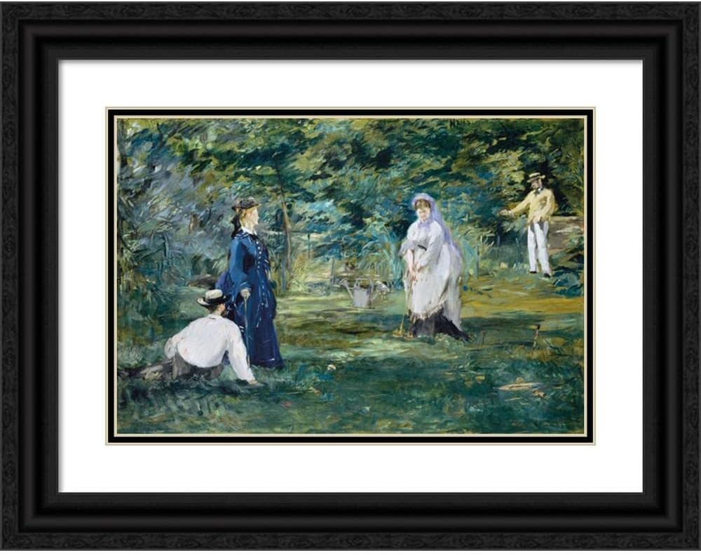 ArtDirect A Game of Croquet (1873) 20x14 UnFramed Museum Art Print Poster Ready for Framing by Édouard Manet (French, 1832-1883)