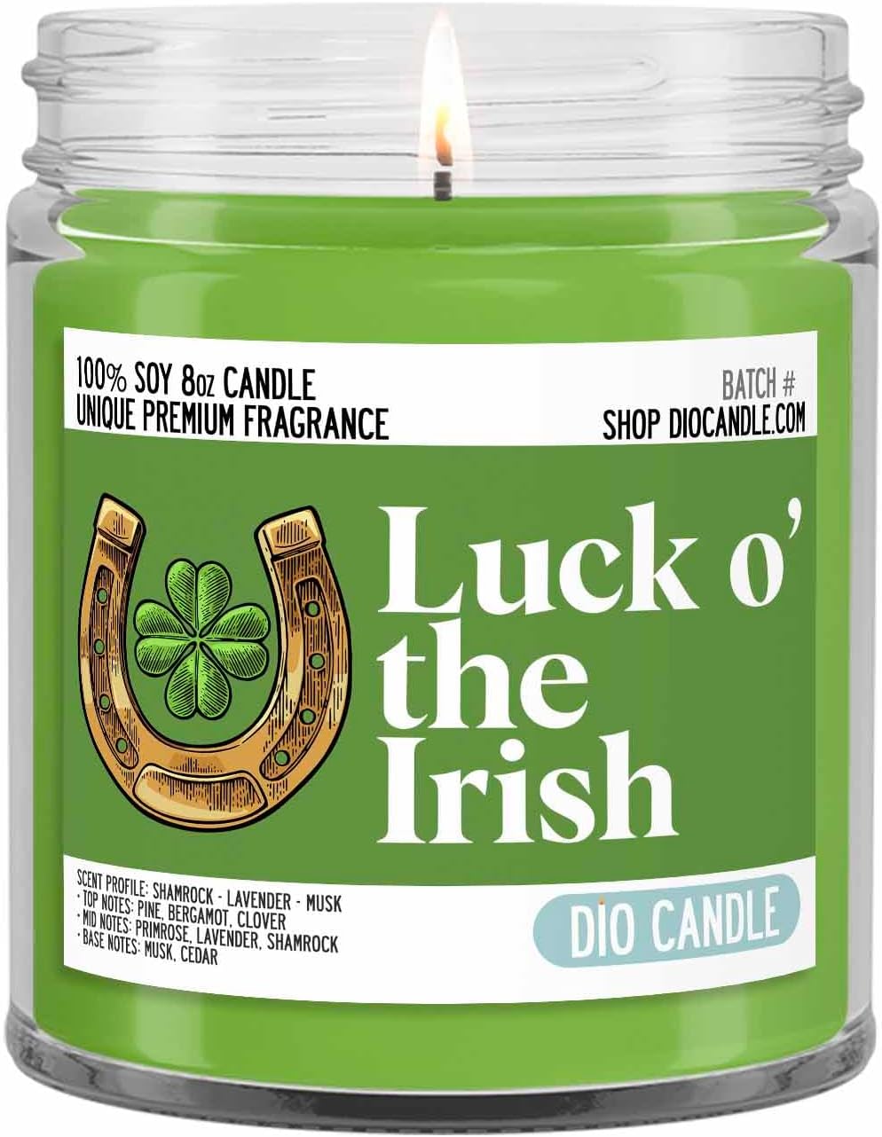 Luck of the Irish Scented Wax Melts - Smells Like Shamrock - Lavender - Musk - 100% Naturally Vegan Soy and Premium Fragrance | Great Gift | Handmade in Denver, Colorado (4 Pack Wax Melts)
