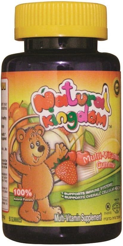 Natural Kingdom Children's Multi-Vitamin Kosher Supplement Gummies 50 Each