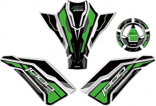 Motorcycle Tank Sticker For Z1000SX Z 1000SX NI&NJA 1000 SX 2017-2024 3D Fuel Tank Pad Sticker Set Gas Oil Protection Decals
