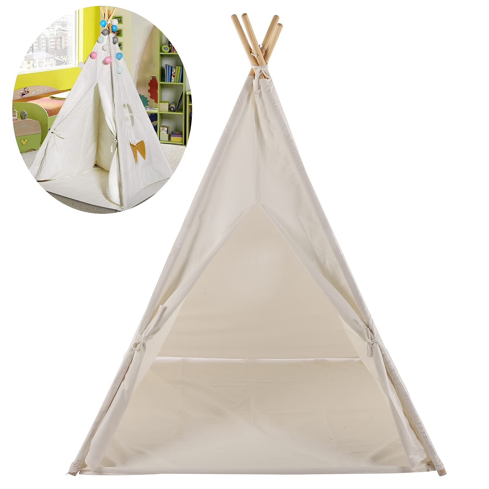 Chrees Tenda da Gioco per Bambini da Interno, Montaggio Pieghevole in