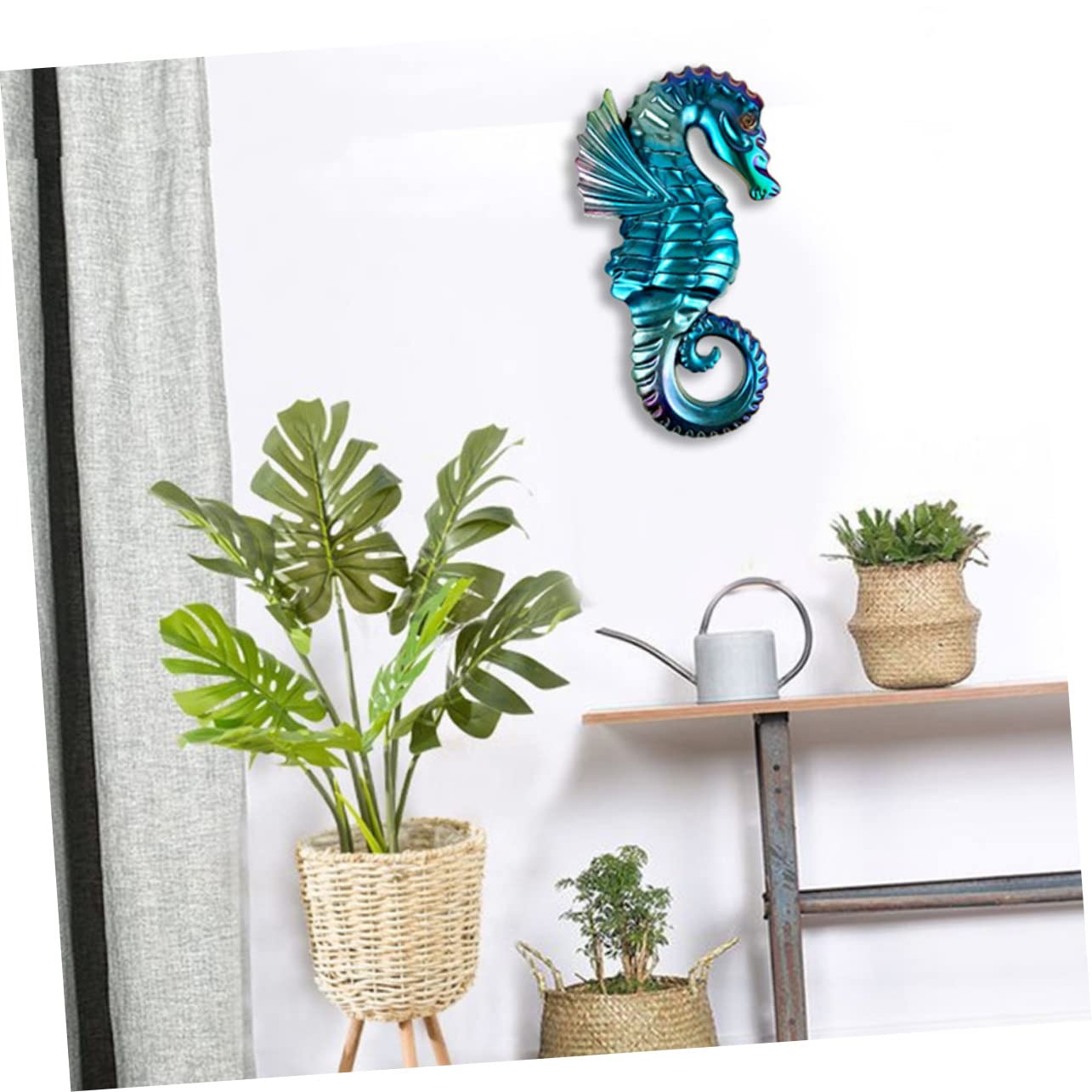 VILLCASE 5 Pièces Moule de décoration Hippocampe moules à gâteau emporte-pièces en pâte polymère étain Decoration Mural décoration Mural Moule en Silicone Bricolage Fournitures de Bricolage