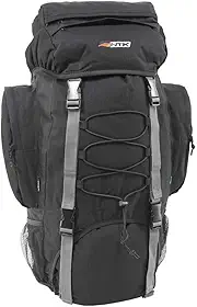NAUTIKA, Mochila Cargueira Intruder com Capacidade para 60 Litros, Preto.