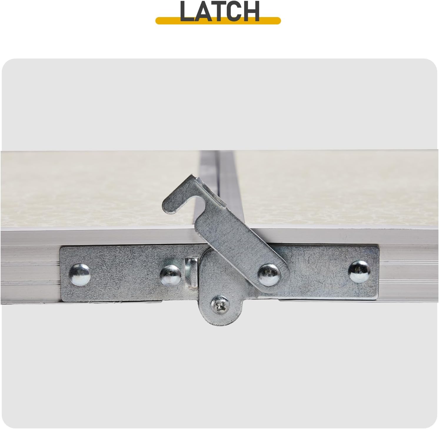 Folding Camping Table, Adjustable Height Aluminum Outdoor Picnic Table with Mesh Storage Shelf, Portable Foldable Side Table for Backpacking, Beach, BBQ, Patio & Garden Use